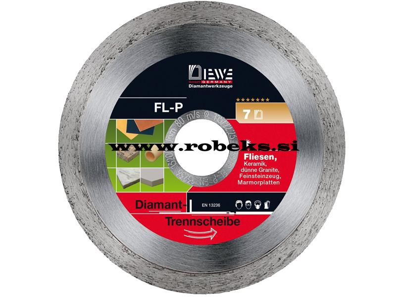 Diamantna rezalna plošča Diewe FL-P 10873, 115mm