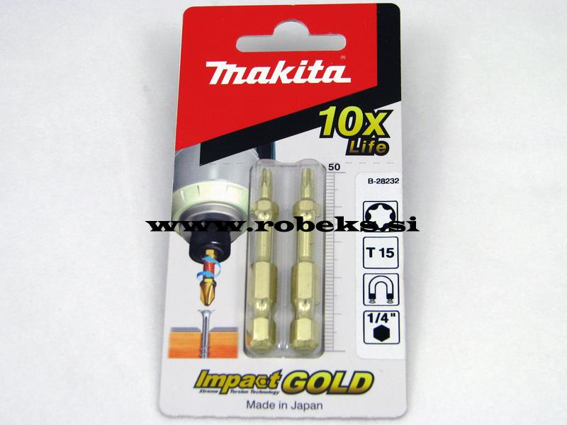 Torx vijačni nastavek Torsion T15 50mm 2 kosa