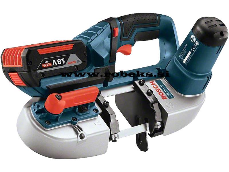 Bosch GCB 18 V-Li akumulatorska tračna žaga v kartonu, 18V, 63.5mm, 3.8kg, 06012A0300