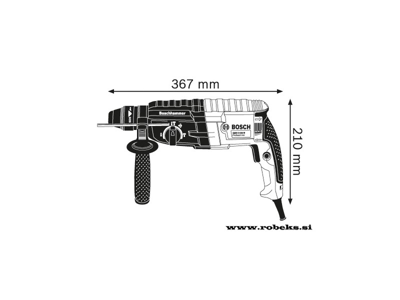 Bosch GBH 2-24 D vrtalno kladivo SDS-plus, 06112A0002