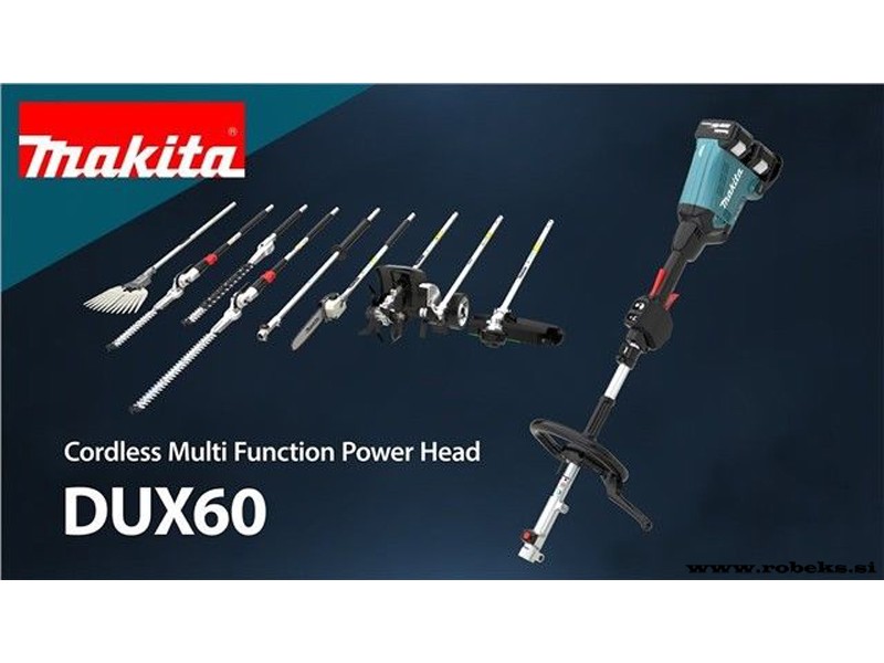Akumulatorska multifunkcijska glava Makita DUX60Z, 18+18V
