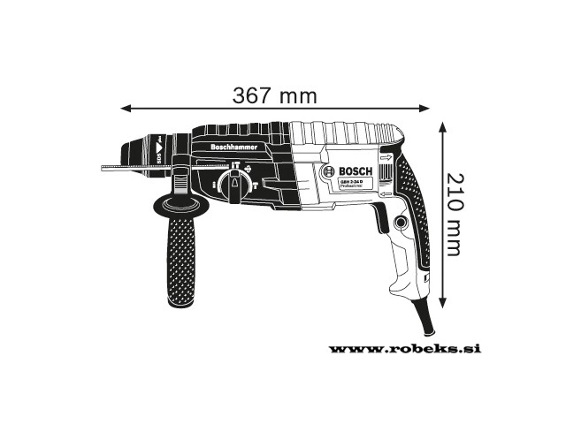 Bosch GBH 2-24 D vrtalno kladivo SDS-plus, 06112A0002