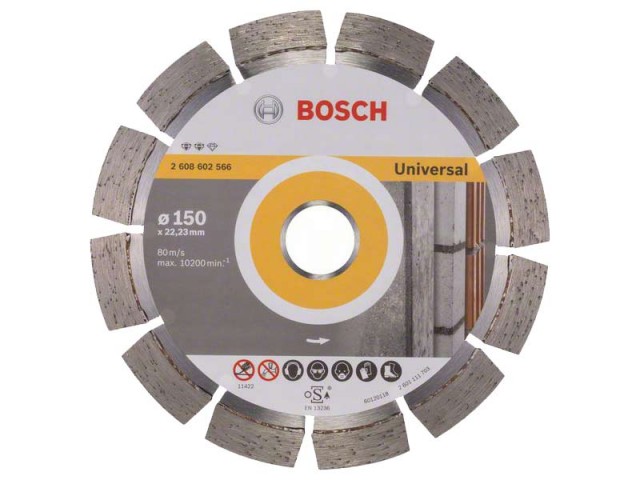 Diamantna rezalna plošča Bosch Expert for Universal, Dimenzije: 150x22,23x2,4x12mm, 2608602566
