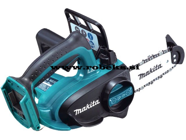 Akumulatorska verižna žaga Makita DUC122Z-APP1,18V, 1xBL1830B, 1xDC18SD, set