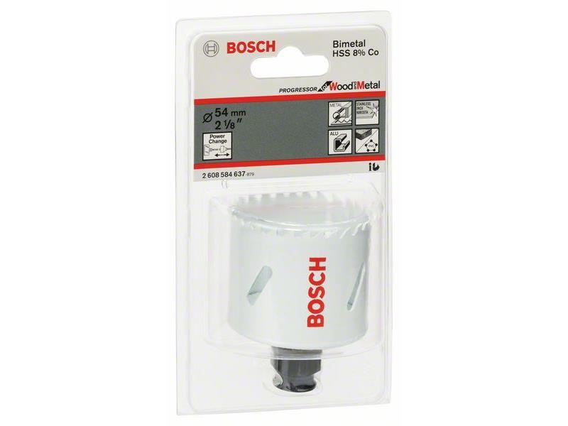 Žaga za izrezovanje lukenj Bosch Progressor, Premer: 54 mm, 2 1/8