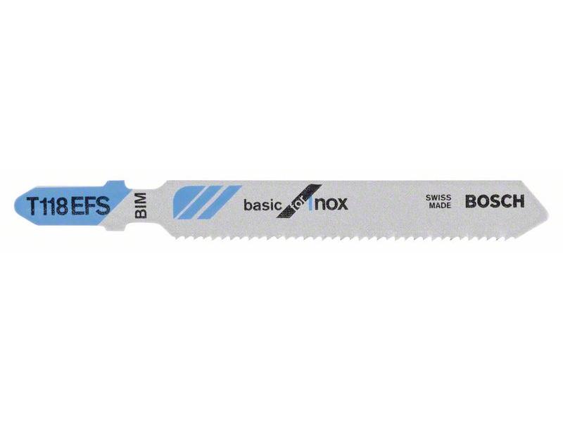 List za vbodno žago T 118 EFS Basic for Inox