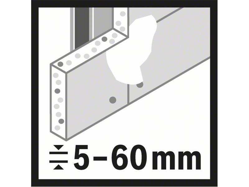 Žaga za izrezovanje lukenj Bosch Speed for Multi Construction, Dimenzije: 35 mm, 1 3/8