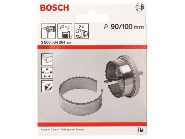 2-delni komplet žaginih vencev Bosch, Premer od 90 do 100 mm, 2608584064