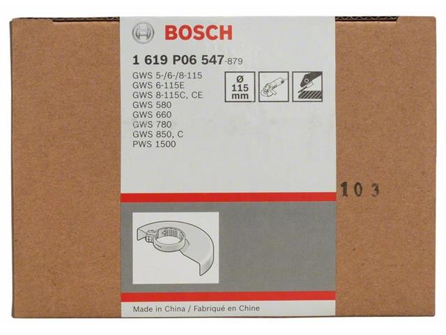 Zaščitni pokrov za brušenje Bosch, 115mm, Pakiranje: 1kos, 1619P06547
