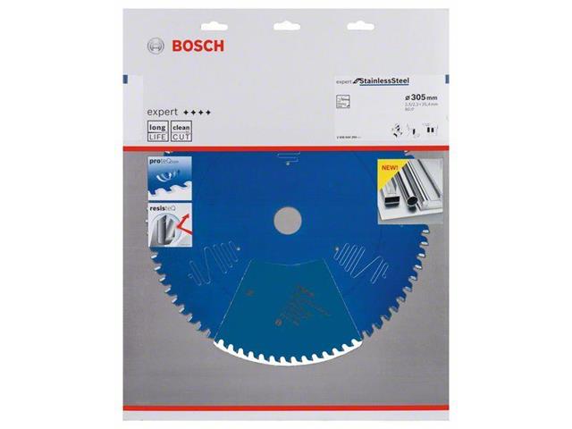 Žagin list Bosch Expert for Stainless Steel, Dimenzije: 305x25,4x2,5mm, Zob: 80, 2608644284