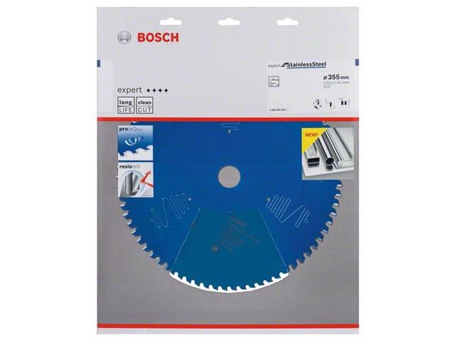 Žagin list Bosch Expert for Stainless Steel, Dimenzije: 355x25,4x2,5mm, Zob: 70, 2608644283