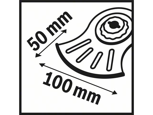 BIM segmentni žagin list Bosch, 145mm, 2608664226