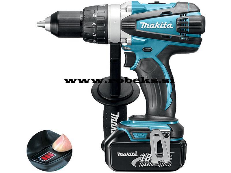 Akumulatorski vrtalnik-vijačnik Makita DDF458RFJ