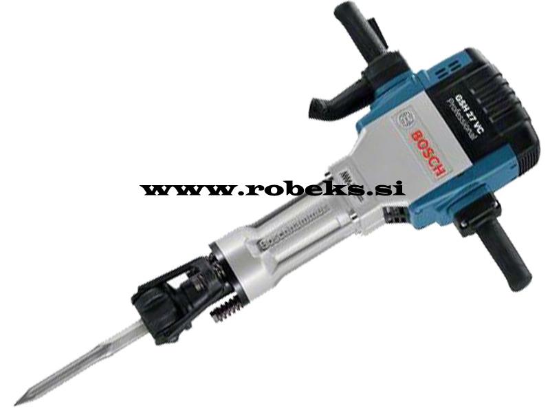 Bosch GSH 27 VC rušilno kladivo, 2.000W, 62J, 28mm, 29,5kg, 061130A000