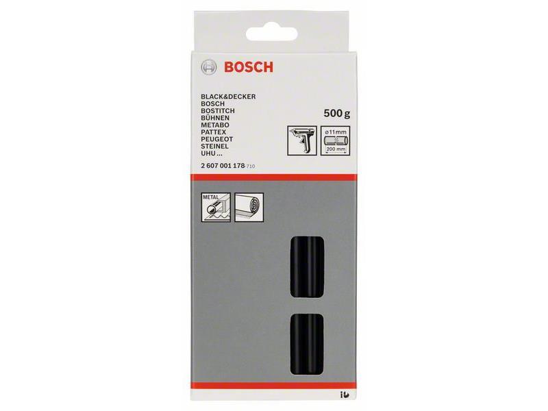 Lepilni vložki Bosch za kovino, Teža: 500 g, Dimenzije: 200x11 mm, Črne barve, 2607001178