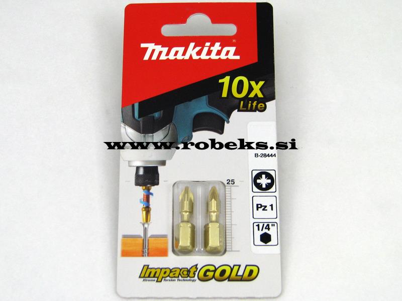 Vijačni križni nastavek Torsion PZ1 25mm 2 kosa