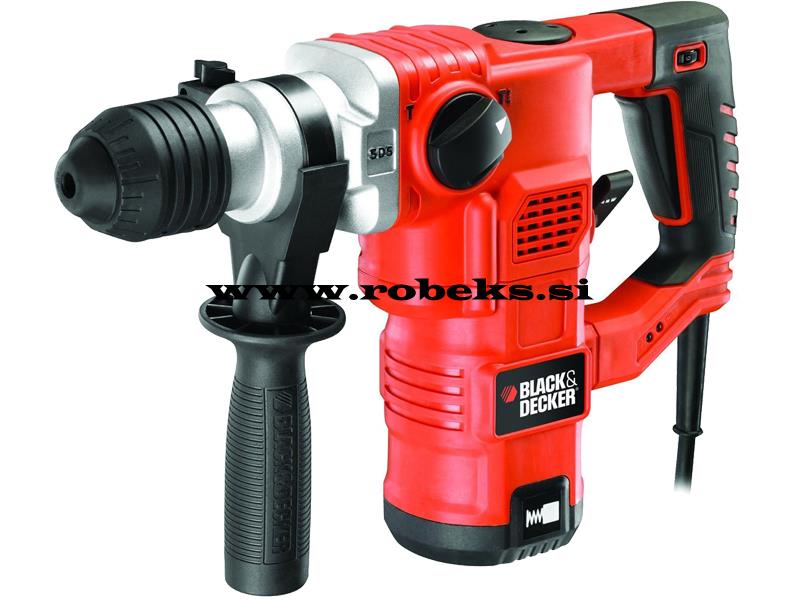 Električno kombinirano kladivo Black&Decker KD1250K-QS SDS Plus