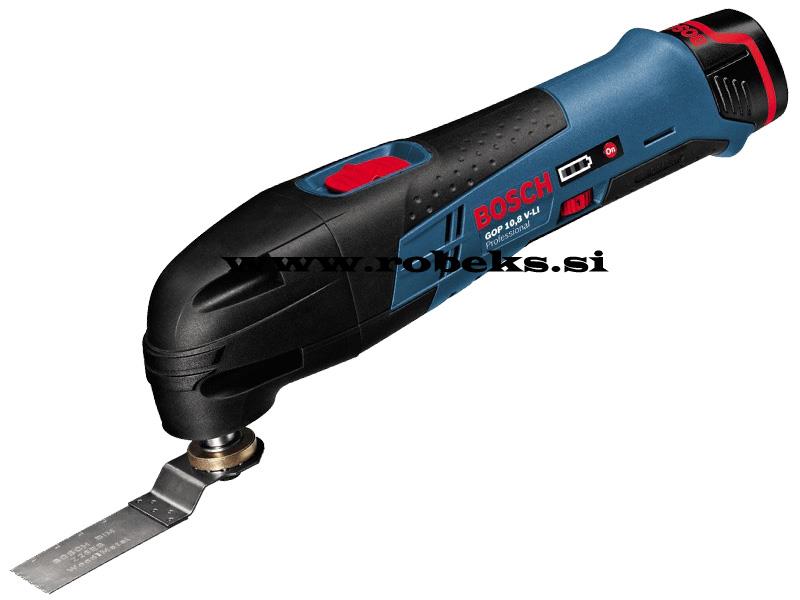 Bosch GOP 10,8 V-Li večnamenski akumulatorski rezalnik,L-boxx