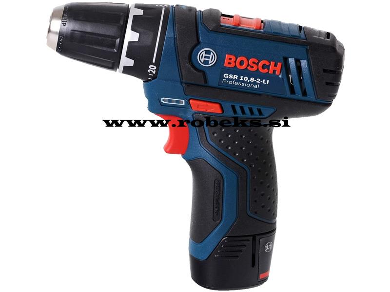 Bosch GSR 10,8-2-Li akumulatorski vrtalni vijačnik v kartonu