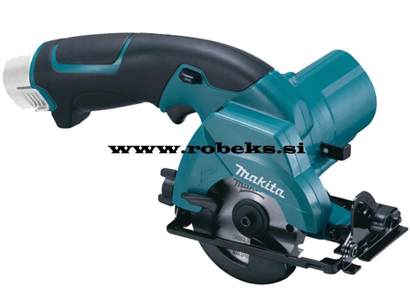 Akumulatorska ročna krožna žaga Makita HS300DZ, 10,8V, 85mm, 1,5kg