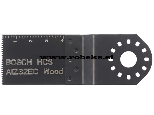 HCS Potopni žagin list Bosch AIZ 32 EPC, Wood, Dimenzije: 50x32mm, 2608661637