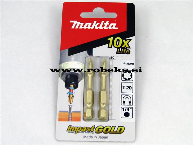 Torx vijačni nastavek Torsion T20 50mm 2 kosa