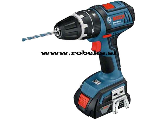 Bosch GSB 18 V-Li akumulatorski udarni vrtalni vijačnik Dynamic series L-Boxx