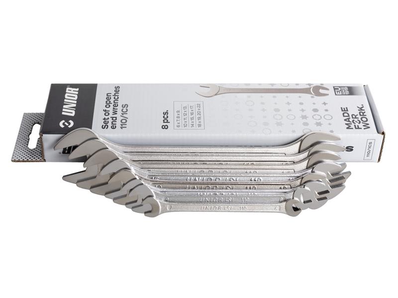 8-delni set viličastih ključev Unior, 602844