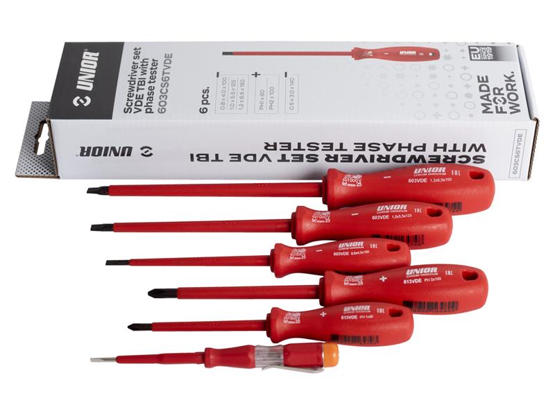 6-delni set izvijačev Unior, 617045