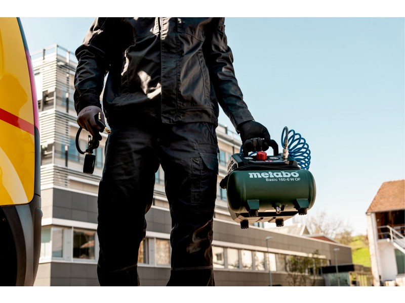 Kompresor Metabo BASIC 160-6 W OF, 6L, 8bar, 8.4kg, 601501000