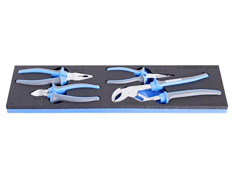 4-delni set klešč Unior v SOS vložku, 621291