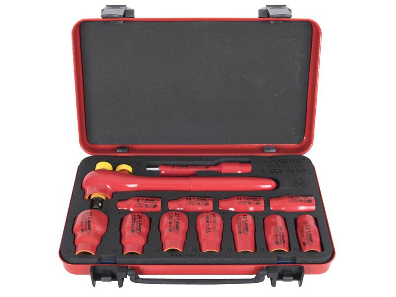 13-delni set nasadnih ključev Unior 1/2