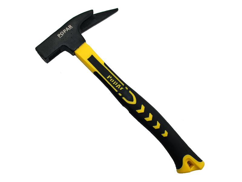 KLADIVO KROVNO Ročaj fiberglas, plastificiran, POPAR