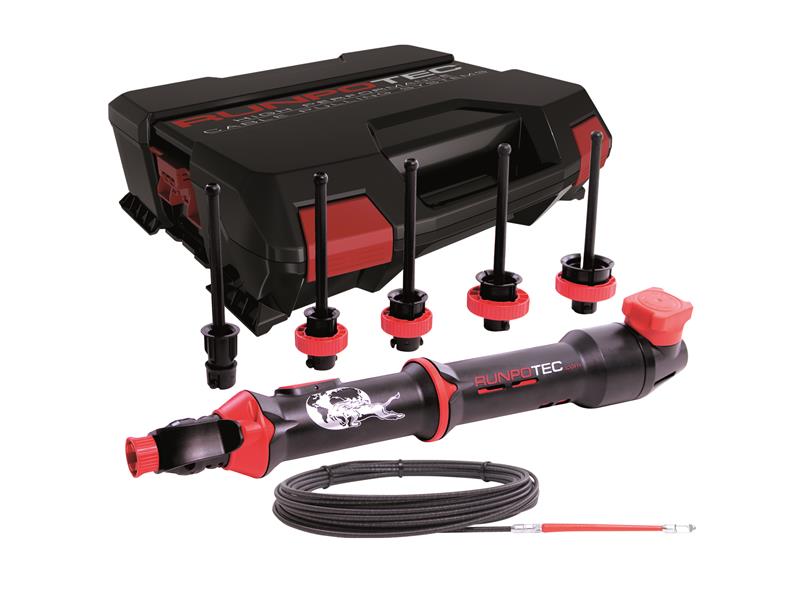 ORODJE POTISNO ZA PREDVLEKO RT 2008 Z žično spiralno predvleko, v kovčku.