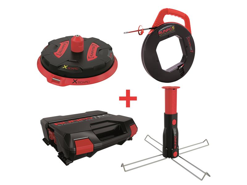 SET RUNPO 5 + XB300 + MULTI NASTAVEK Pakirano v kovčku, brez števca metrov, 032305