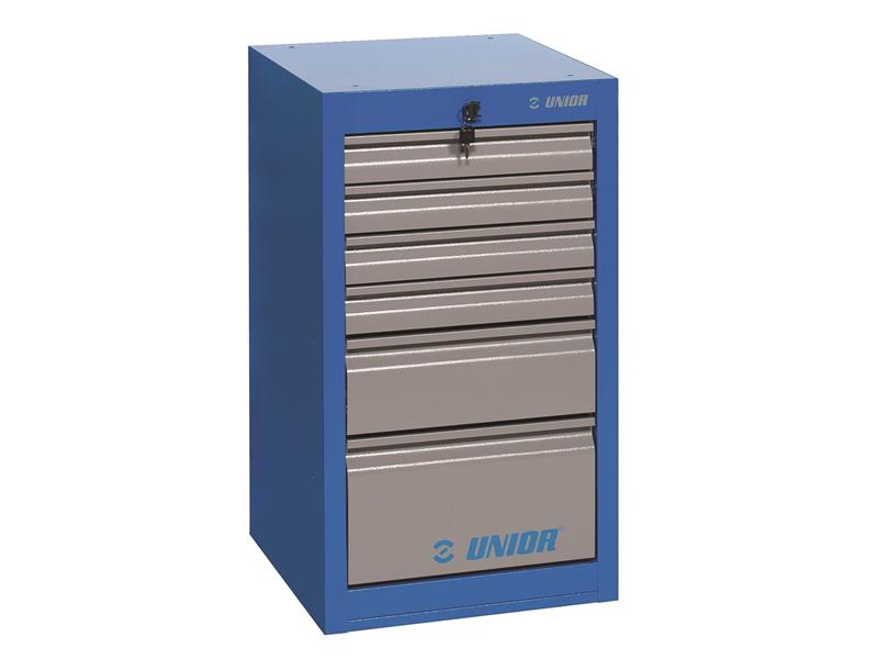 Predalnik s 6 predali, nosilnost 100 kg Unior 990ND6LC100, 627061