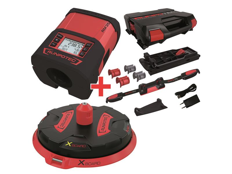 SET RUNPOMETER RM35 + XB300 Pakirano v kovčku.