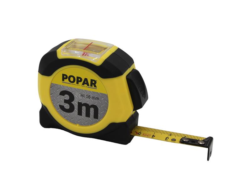 Meter tračni Popar z okencem, 037412