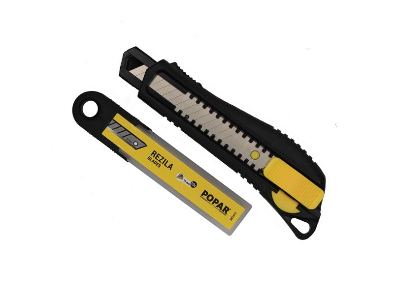 SET NOŽ UNIVERZALNI IN REZILA Ohišje ABS gumirano, POPAR