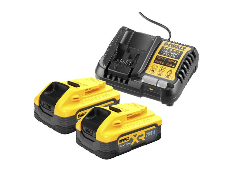 Akumulatorski set baterije in polnilnika POWERSTACK Dewalt DCB1104H2