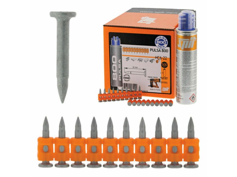 Spit žeblji HC 6-22 za navaden kamen, beton in jeklo., Dimenzije: 22mm, Pakiranje: 500 kos., 057552