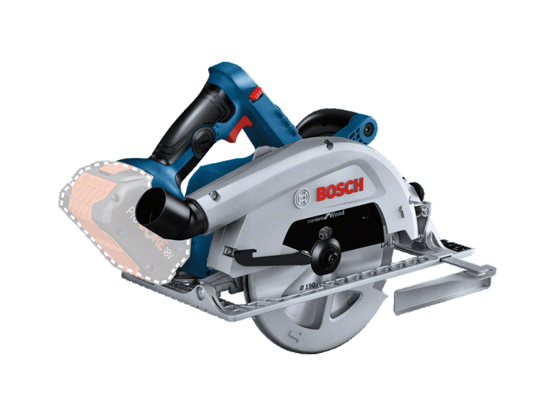 Akumulatorska krožna žaga GKS 18V-68 C Bosch, BITURBO, 190mm, 06016B5000