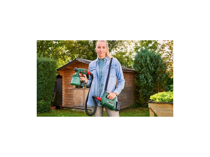 Brizgalna pištola za prešanje Bosch EasySpray 18V-100, 18V, 800ml, 1m²v1min, 2,30kg, 0603208000