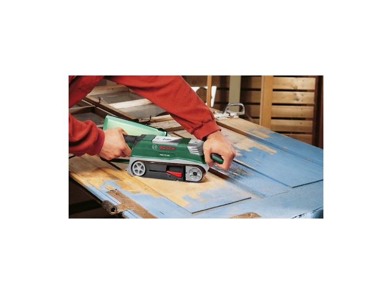 Tračni brusilnik Bosch PBS 75 AE, 750W, 200–350 m/min, 76x165 mm, 3,5kg, 06032A1120