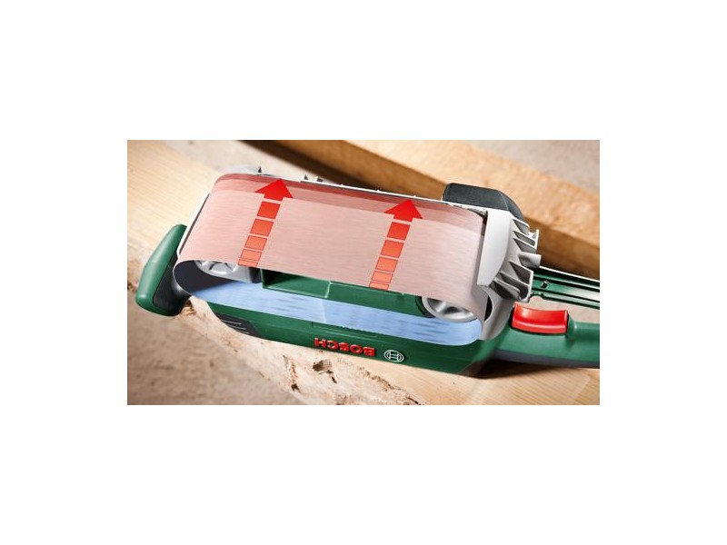 Tračni brusilnik Bosch PBS 75 AE, 750W, 200–350 m/min, 76x165 mm, 3,5kg, 06032A1120