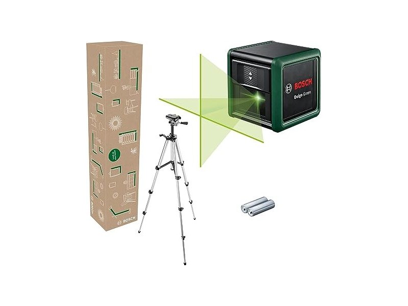 Križni laser Bosch Quigo Green, 500–540Nm, 1/4