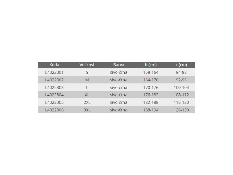 Majica z dolgimi rokavi Lahti PRO, sivo-črna, 100 % bombaž, S-3Xl