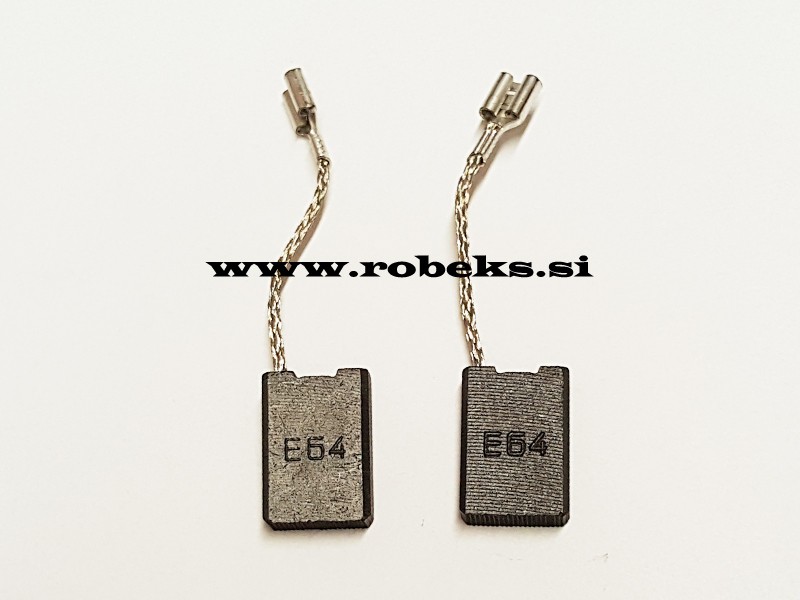 Grafitne ščetke Bosch GWS, Dimenzije: 16x6.4x22mm, Priključna vrvica, 1607014171