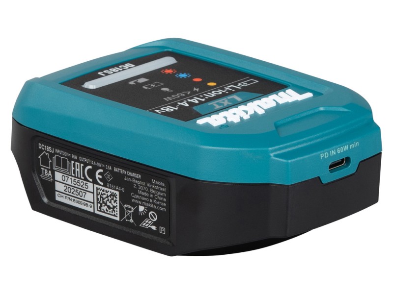 USB adapter Makita DC18SJ za polnjenje LXT akumulatorja, 1915T9-4