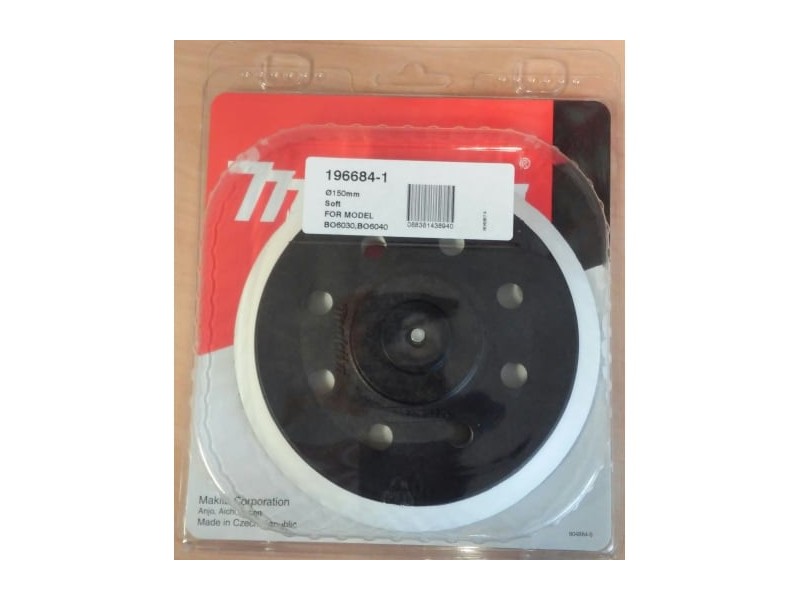 Brusni krožnik - ježek Makita 150mm, mehek, 196684-1